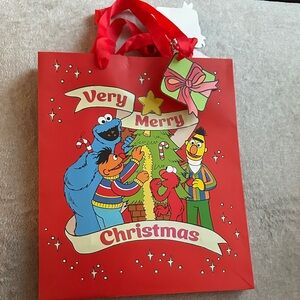 Sesame Street Christmas Gift Bag